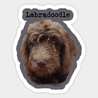 Labradoodle Dog Sticker